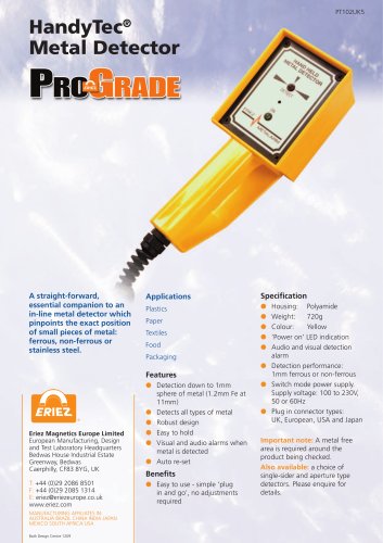 Hand-Held Metal Detectors