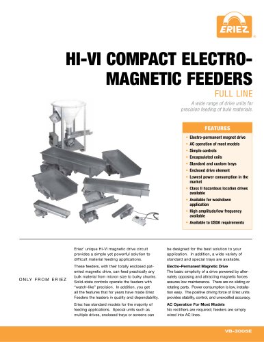 HI-VI COMPACT ELECTROMAGNETIC FEEDERS