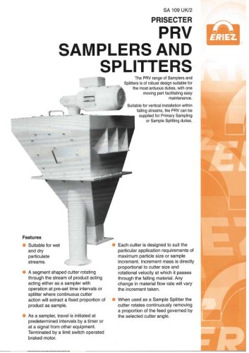 PRV Samplers and Splitters