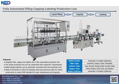 Overflow Filling Line