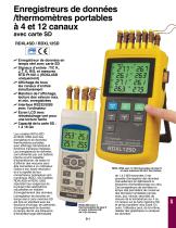 Enregistreurs de données /thermomètres portables - 1