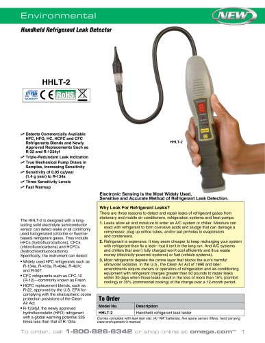 Handheld Refrigerant Leak Detector