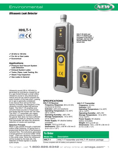 Ultrasonic Leak Detector