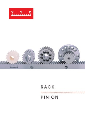 YYC Rack and Pinion Catalogue V2025