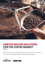 Coffee Market Brochure for Package Testing