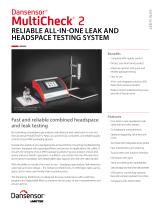 Dansensor MultiCheck 2 Data Sheet