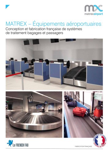 MATREX – Équipements aéroportuaires