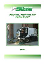 Balayeuse / Aspiratrice 2 m³ Modèle SA2.2V - 1