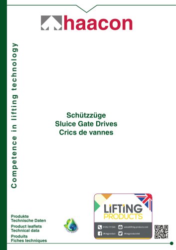 Sluice Gate Drives