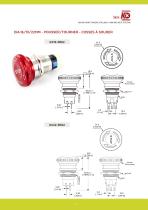 Bouton d'arrêt d'urgence métalliques-miniature- KX - 4