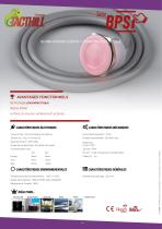 Bouton piezo plastique lumineux BPSI