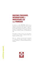 Boutons poussoirs et Interrupteurs - Catalogue Général 2025-7