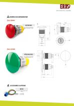 Boutons poussoirs robustes ERX-3