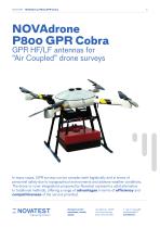 NOVAdrone P800 GPR COBRA - Technical Sheet