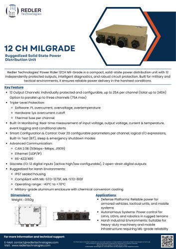 Power Rider 12CH Milgrade