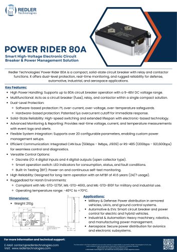 Power Rider 80A