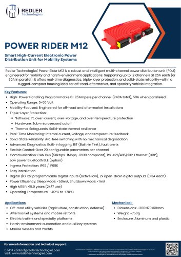 Power Rider M12