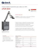 Caisson mobile d'aspiration pour odeurs et COVs ePUR-BOX - 1