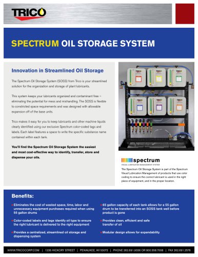 Spectrum Oil Storage System