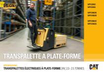 TRANSPALETTE A PLATE-FORME - 1