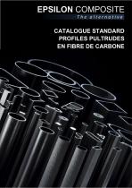 CATALOGUE STANDARD PROFILES PULTRUDES EN FIBRE DE CARBONE - 1