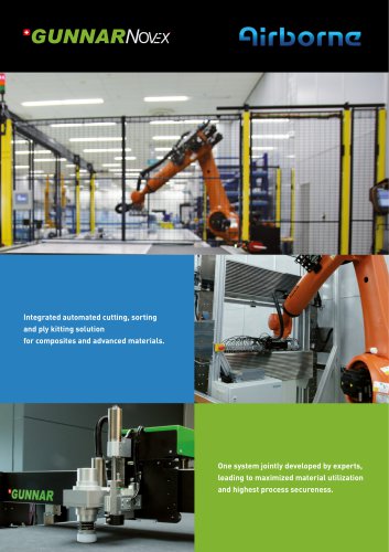 Integrated automated cutting, sorting and ply kitting solution for composites and advanced materials.