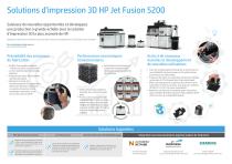 Solutions d'impression 3D HP Jet Fusion 5200 - 2