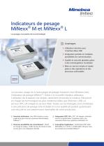 Indicateurs de pesage  MiNexx® M et MiNexx® L - 1