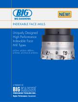 BIG Daishowa Indexable Face Mills (Supplement)