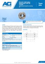 Circular sight glass fitting type 394 PN 16/160