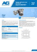 Tubular sight glass type 670 PN 16