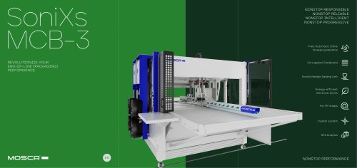 Inline strapping machine for corrugated industry