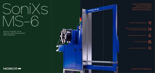 SoniXs MS-6 Side-seal strapping machine 