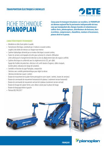PIANOPLAN 600J STANDARD