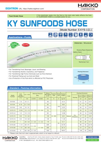 KY SUNFOODS HOSE