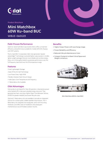 Mini Matchbox 60W Ku-band BUC