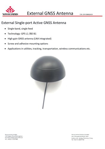 External Single-port Active GNSS Antenna