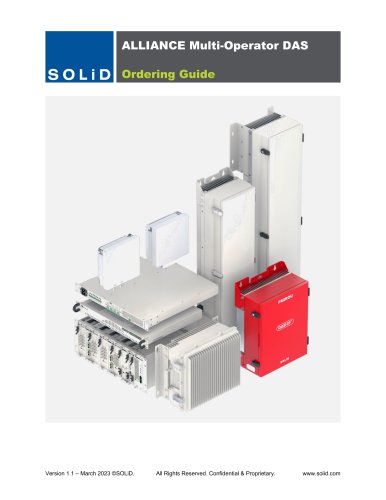 ALLIANCE Multi-Operator DAS