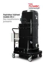 Aspirateur triphasé modèle DS 2 - 1