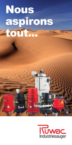 Ruwac Industriesauger GmbH Brochure fr