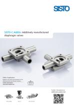 SISTO-C Additiv Additively manufactured diaphragm valves