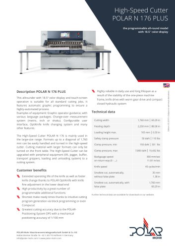 High-Speed Cutter N 176