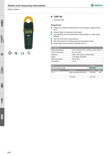 Clamp meters