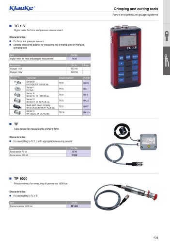 Force and pressure gauge systems