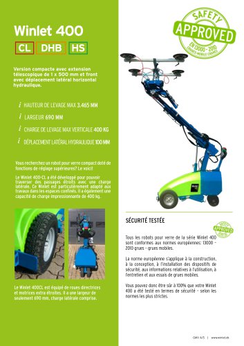 Winlet 400-CL-DHB-HS (FR)