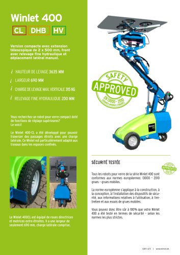Winlet 400-CL-DHB-HV (FR)