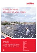 Flyer 1500V Solar Applications