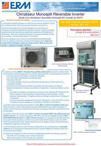 Climatiseur Monosplit Reversible Inverter