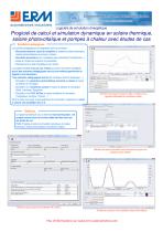 Progiciel de calcul et simulation dynamique en solaire thermique - 3