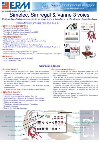 Simelec, Simregul & Vanne 3 voies